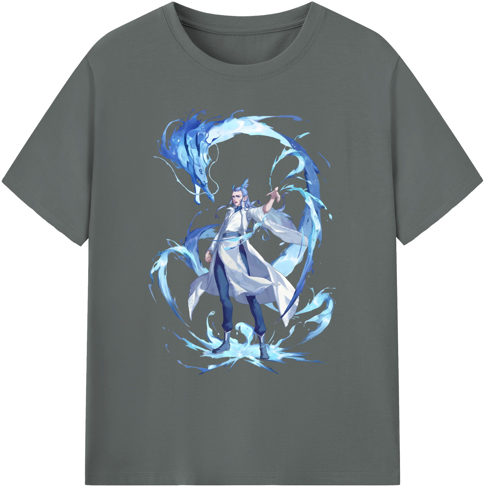 （画像用） Ne Zha 2 ナタ 魔童の大暴れ 綿100％ メンズ半袖Tシャツ｜肌触りやわらか＆通気性